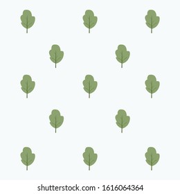 cute seamless vector pattern with tree