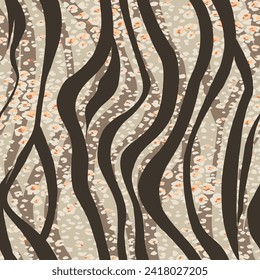 cute seamless vector texture abstract pattern on cream background