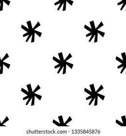 Cute Seamless White Background Bkack Pattern Stock Vector (Royalty Free ...