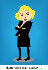 the cute secretary take action for photography