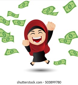 Cute Set - Arab - Set of businesspeople 