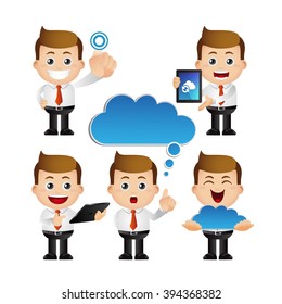 Cute Set - Set of businessman