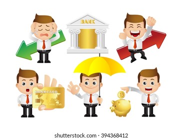 Cute Set - Set of businessman