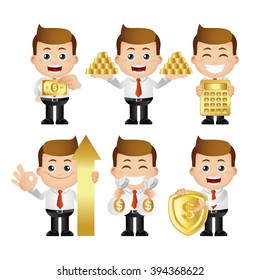 Cute Set - Set of businessman