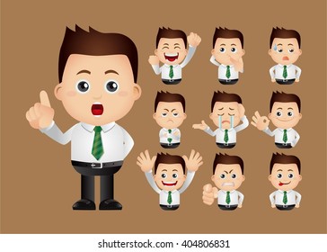 Cute Set - Set of businessman