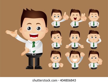 Cute Set - Set of businessman