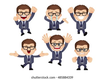 Cute Set - Set of businesspeople
