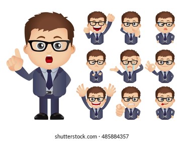 Cute Set - Set of businesspeople