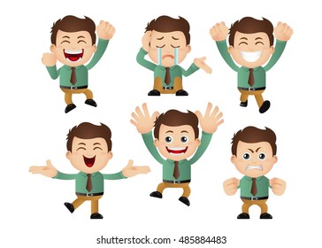 Cute Set - Set of businesspeople