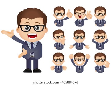 Cute Set - Set of businesspeople