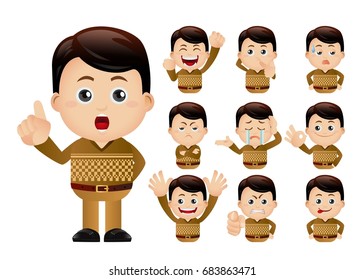 Cute Set - Set of businesspeople 