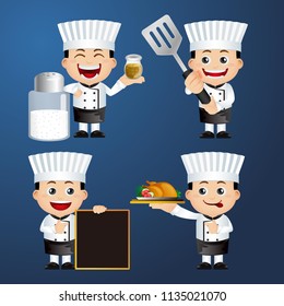 Cute Set. Set of Chef