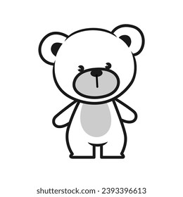 cute set of coloring bears