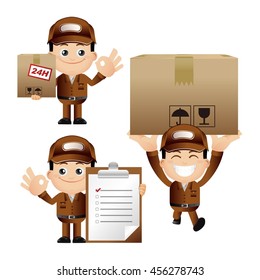 Cute Set - Set of delivery person