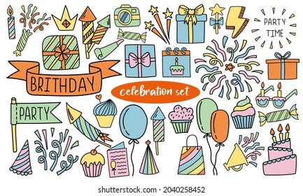 A cute set of doodles for decorating the holidays!