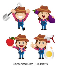 Cute Set - Set of gardener