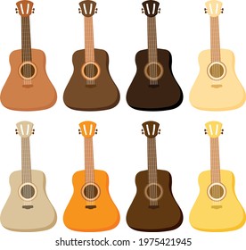 Cute set of guitar clipart