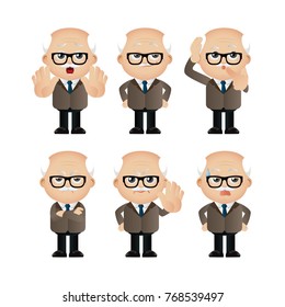 Cute Set - Set of man character