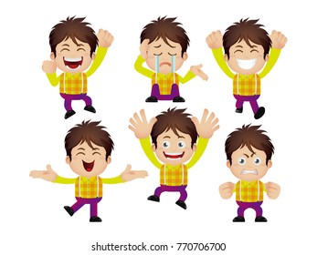 Cute Set - Set of man character