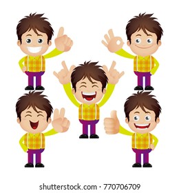 Cute Set - Set of man character