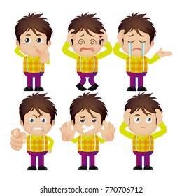 Cute Set - Set of man character