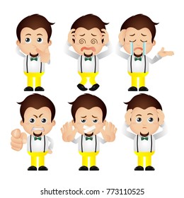 Cute Set - Set of man character 