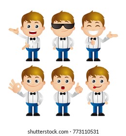 Cute Set - Set of man character 