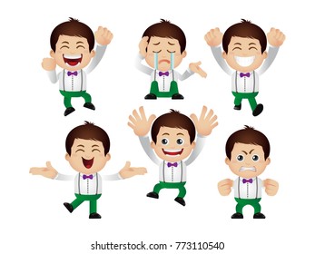Cute Set - Set of man character 