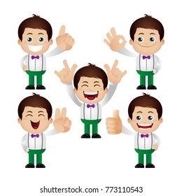 Cute Set - Set of man character 