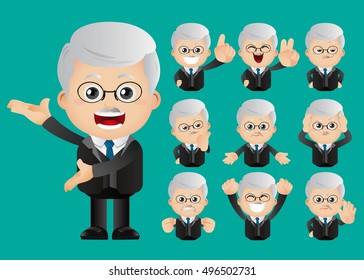 Cute Set - Set of Old people