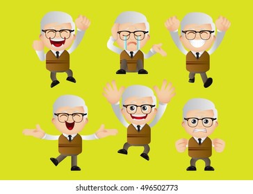 Cute Set - Set of Old people