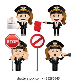 Cute Set - Set of policeman