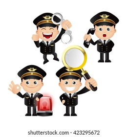 Cute Set - Set of policeman