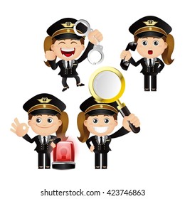 Cute Set - Set of policeman