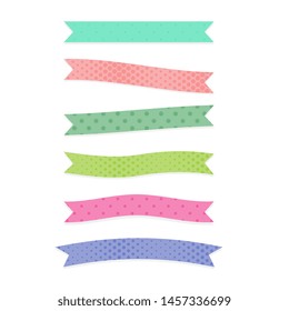 cute set of ribbons design