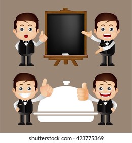 Cute Set - waiter set 