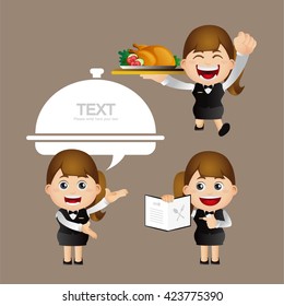 Cute Set - waiter set 