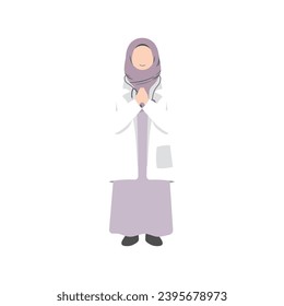 cute set of women wearing beautiful professional hijabs different