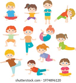 1,313 Kids yoga clipart Images, Stock Photos & Vectors | Shutterstock