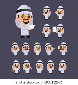 Cute Set-businessperson with different poses