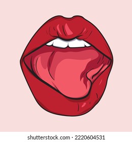 lindos y suaves labios rojos 