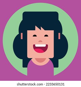 cute shape character. nft shape character design. various characters. cute cartoon girl