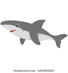 Cute Shark Sea Animals Illustration