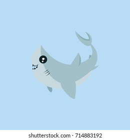 cute shark vector