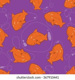 cute sharks are perfect for printing on fabric and creating a wrapper for gift to children. also possible to use as a children's room design as wallpaper, or as a design element to your website.