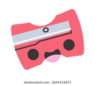 Cute sharpener kawaii cartoon character