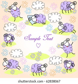 Cute sheep
