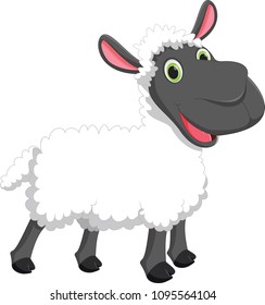 cute sheep cartoon