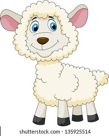 Cute sheep cartoon