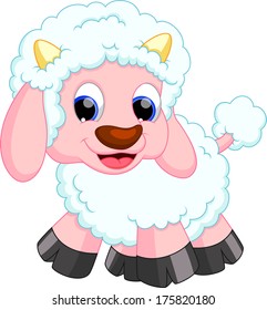 Cute sheep cartoon